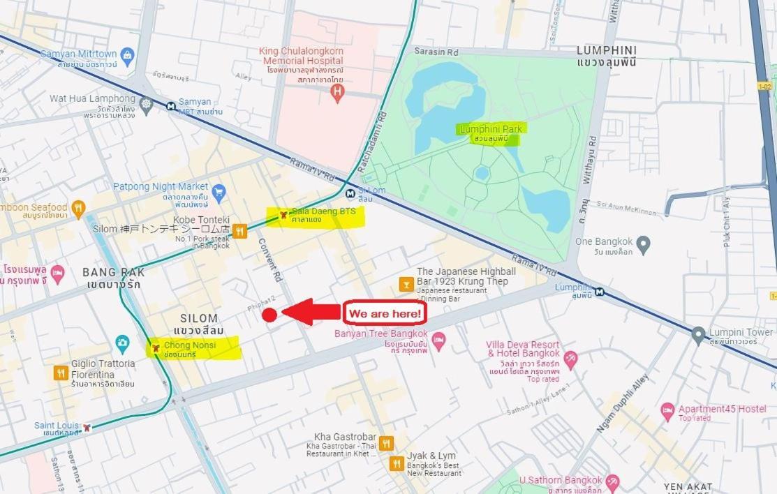 Silom Guesthouse 방콕 외부 사진